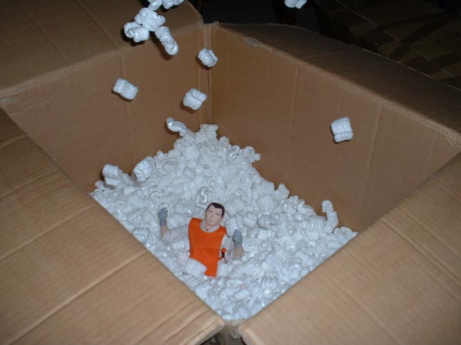 packing peanuts